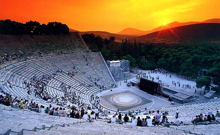 EpidaurusTheaterByNight