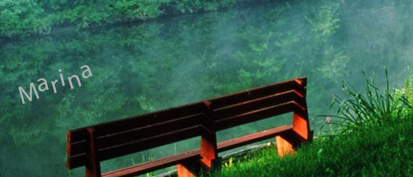 Adding my name to the photo of the bench