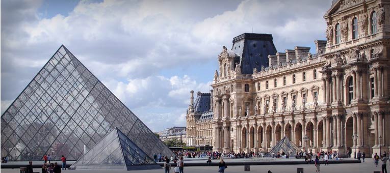 The Louvre Palace and the Pyramid